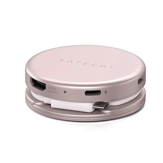 Hub USB Satechi OntheGo 5-en-1 Adaptateur Multiport - Blush - Autre vue