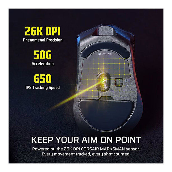Souris PC Corsair Harpoon V2 Wireless - Autre vue