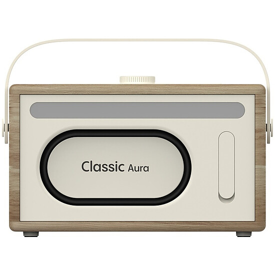 Enceinte sans fil Pure Classic Aura - Blanc Coton/Chêne - Autre vue