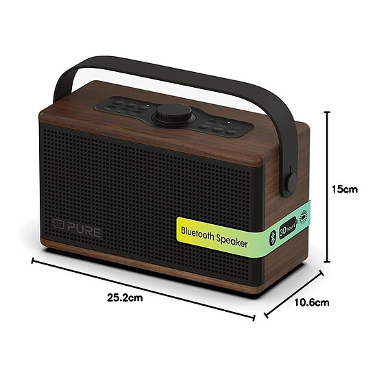 Enceinte sans fil Pure Classic Aura - Brun Café/Noyer - Autre vue