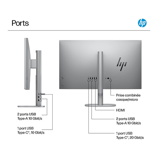 PC de bureau HP OmniStudio X All-in-One Desktop Next Gen AI 32-c1012nf - Autre vue