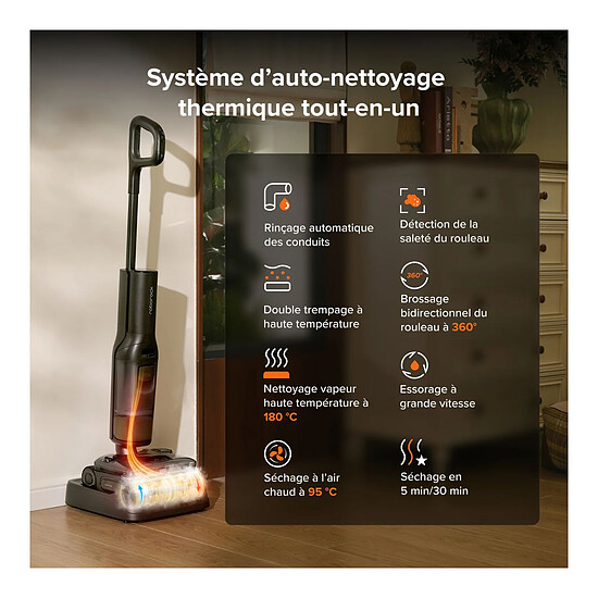 Robot et aspirateur Roborock F25 Steam - Autre vue