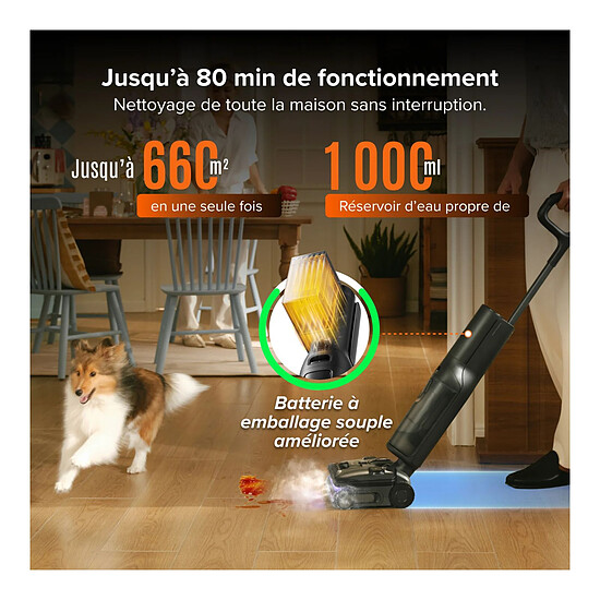 Robot et aspirateur Roborock F25 Steam - Autre vue