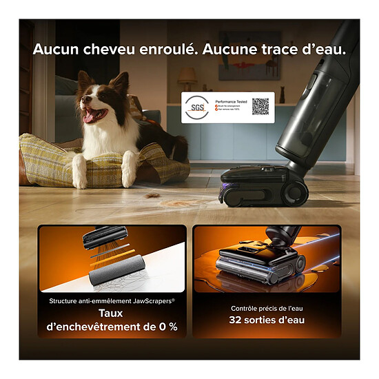 Robot et aspirateur Roborock F25 Steam - Autre vue
