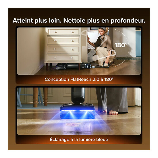 Robot et aspirateur Roborock F25 Steam - Autre vue