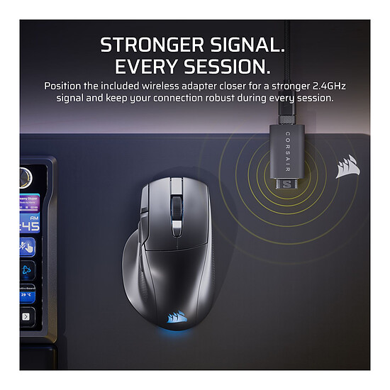 Souris PC Corsair Gaming Nightsword v2 SD Stream Deck - Autre vue
