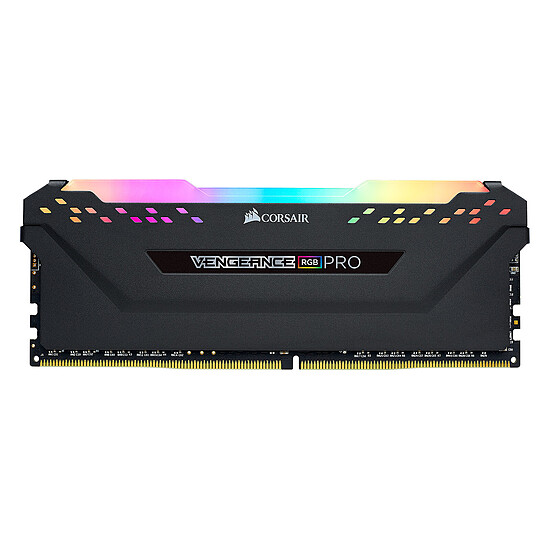 Mémoire RAM Corsair Vengeance RGB PRO Series - 2 x 8 Go (16 Go) - DDR4 3200 MHz - CL18 - Autre vue