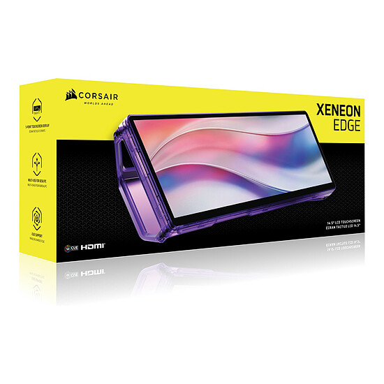 Écran PC Corsair XENEON EDGE - Violet - Autre vue
