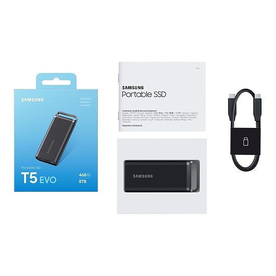 SSD externe Samsung SSD externe T5 EVO 8 To - Autre vue