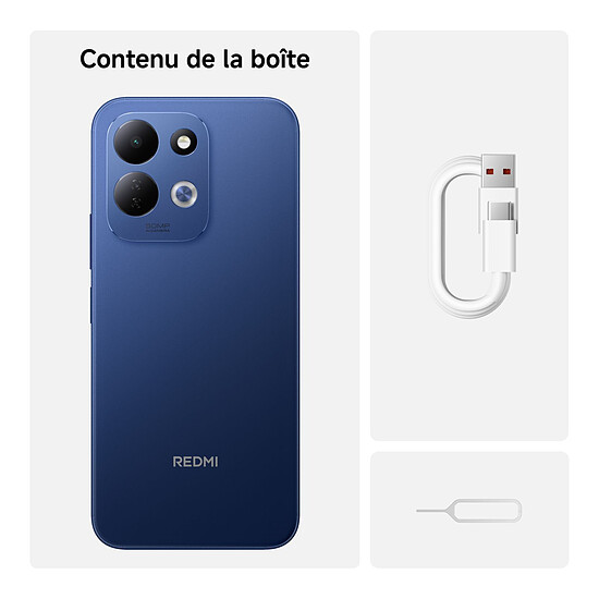 Smartphone Xiaomi Redmi 17 4G Bleu - 128 Go - Autre vue