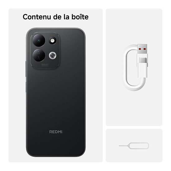 Smartphone Xiaomi Redmi 17 4G Noir - 128 Go  - Autre vue