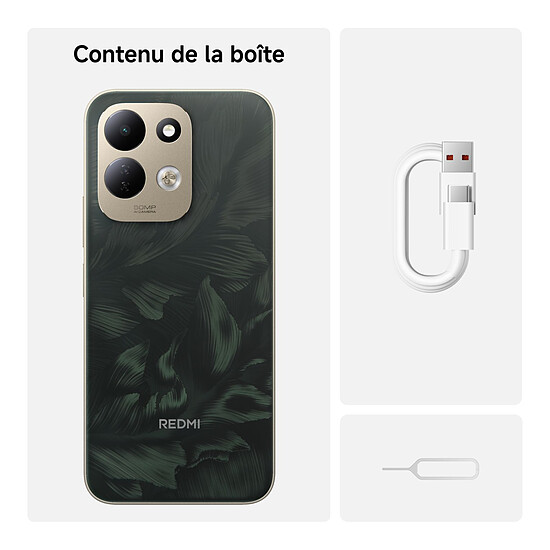 Smartphone Xiaomi Redmi 17 4G Vert - 128 Go - Autre vue