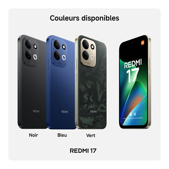 Smartphone Xiaomi Redmi 17 4G Vert - 128 Go - Autre vue