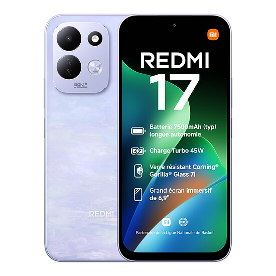 Smartphone Xiaomi Redmi 17 4G Violet - 128 Go  - Autre vue