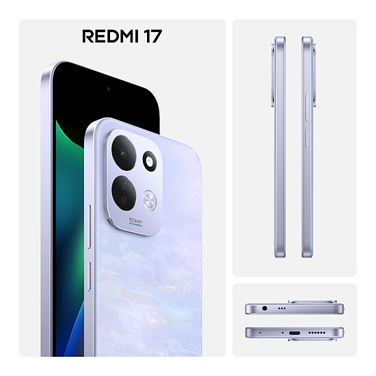 Smartphone Xiaomi Redmi 17 4G Violet - 128 Go  - Autre vue