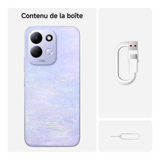 Smartphone Xiaomi Redmi 17 4G Violet - 128 Go  - Autre vue