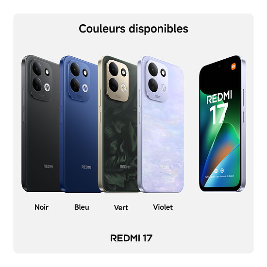 Smartphone Xiaomi Redmi 17 4G Violet - 128 Go  - Autre vue