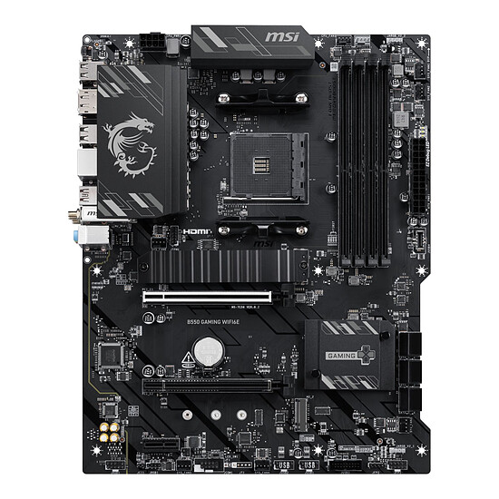 Carte mère MSI B550 GAMING WIFI6E - Autre vue