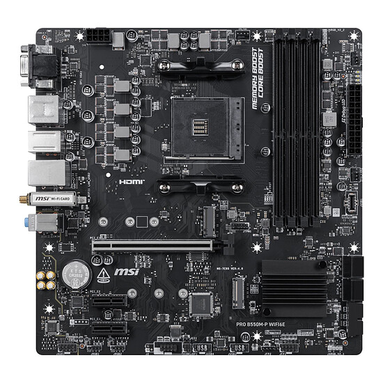 Carte mère MSI PRO B550M-P WIFI6E - Autre vue
