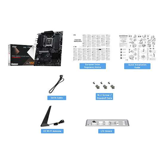 Carte mère MSI PRO B850-S EVO WIFI - Autre vue