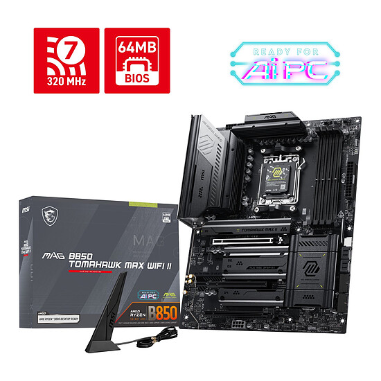 Carte mère MSI MAG B850 TOMAHAWK MAX WIFI II - Autre vue
