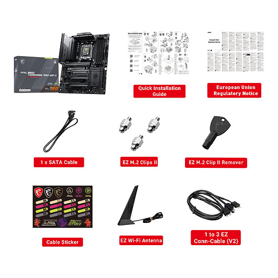 Carte mère MSI MAG B850 TOMAHAWK MAX WIFI II - Autre vue