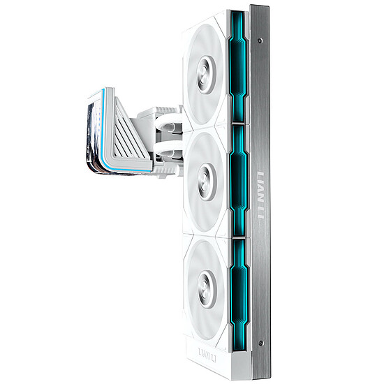 Watercooling AIO Lian Li Hydroshift II OLED Curved 360TL - Blanc - Autre vue