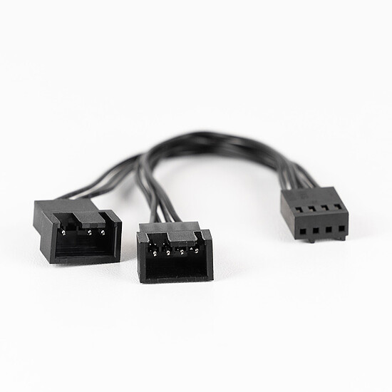 Câble d'alimentation Textorm TXCI2FAN4 doubleur connecteur ventilateur PWM 4 broches - Autre vue