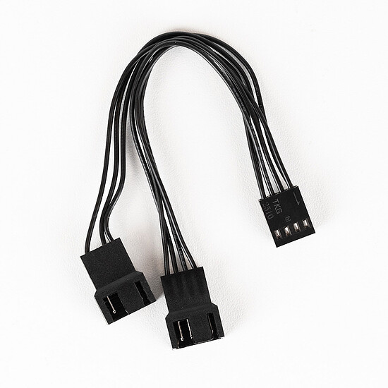 Câble d'alimentation Textorm TXCI2FAN4 doubleur connecteur ventilateur PWM 4 broches - Autre vue