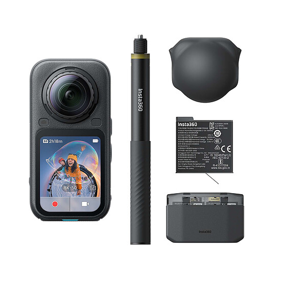 Caméra sport Insta360 X6 Essentials Bundle Midnight Black - Autre vue