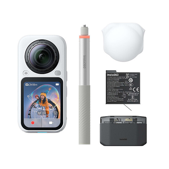 Caméra sport Insta360 X6 Essentials Bundle Arctic White - Autre vue
