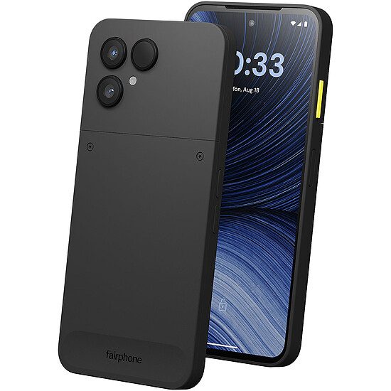 Smartphone Fairphone 6+ Noir - 256 Go - 12 Go - Autre vue