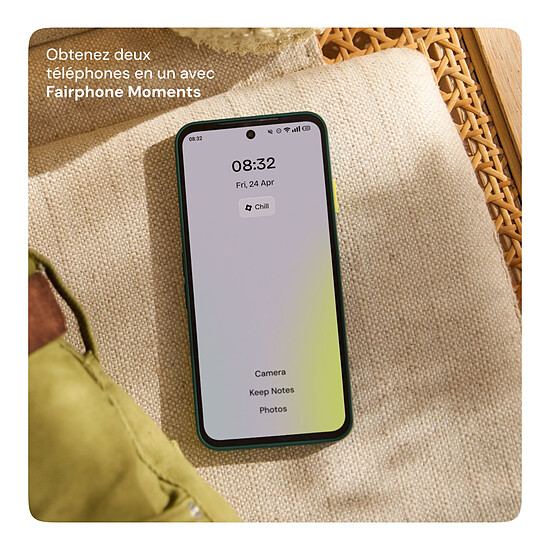 Smartphone Fairphone 6+ Noir Horizon - 256 Go - 12 Go - Autre vue