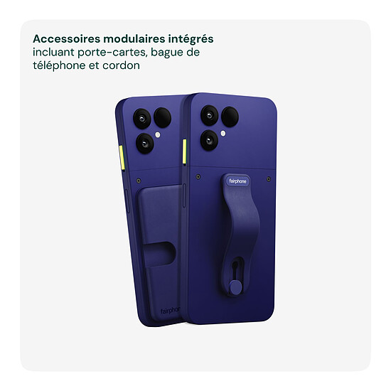 Smartphone Fairphone 6+ Noir Horizon - 256 Go - 12 Go - Autre vue