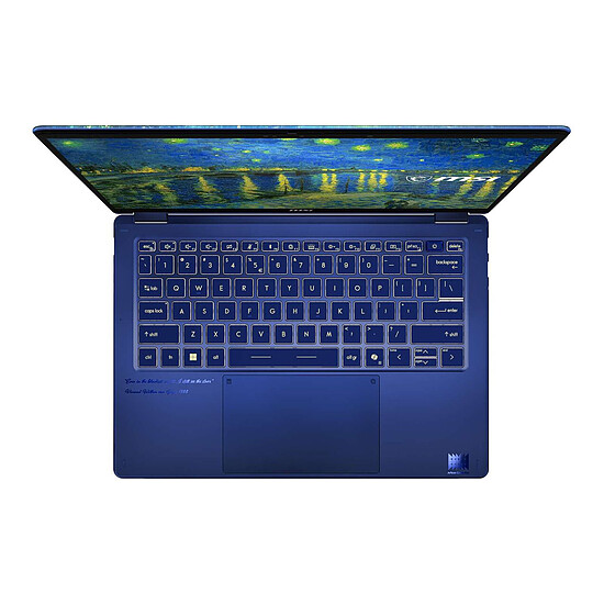 PC portable MSI Prestige 14 Flip AI+ Starry Night Over the Rhone-261FRY - Autre vue