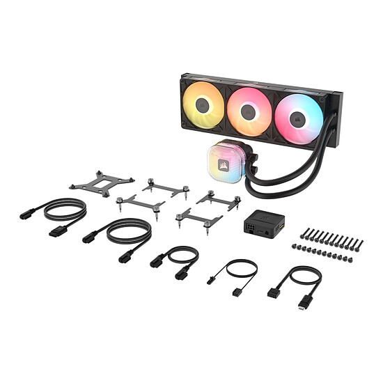 Watercooling AIO Corsair iCUE LINK TITAN II 360 RX RGB Noir - Autre vue