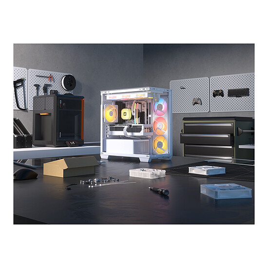 Watercooling AIO Corsair iCUE LINK TITAN II 360 RX RGB Blanc - Autre vue