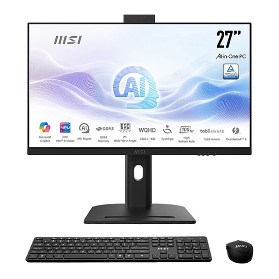PC de bureau MSI Modern AM273Q AI 1UM-059EU - Windows 11 Pro - Autre vue
