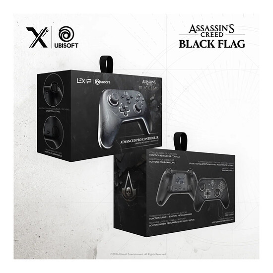 Manette de jeu Lexip X Ubisoft Assassin's Creed Black Flag Controller - Autre vue