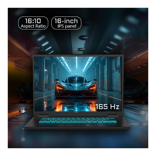 PC portable GIGABYTE GAMING A16 EVHS3FR894SH - Autre vue