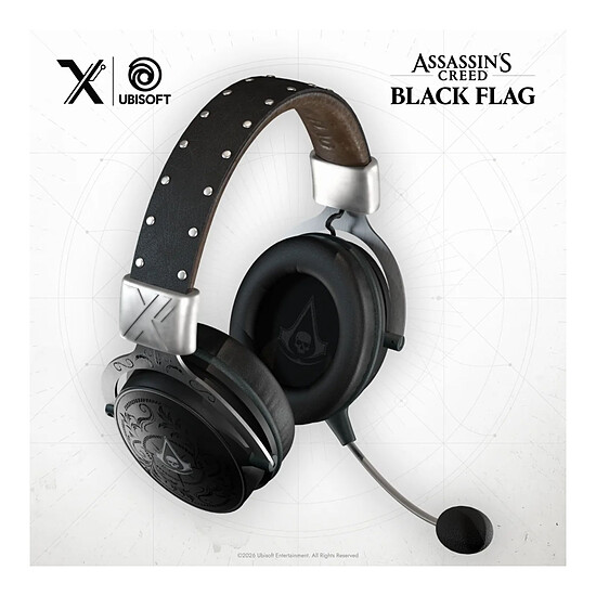 Casque micro Lexip X Ubisoft Assassin's Creed Black Flag Headset - Autre vue