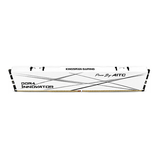 Mémoire RAM Kingsman Gaming DDR4 Innovator - 1 x 16 Go (16 Go) - DDR4 - 3200 MHz - CL2 Blanc  - Autre vue