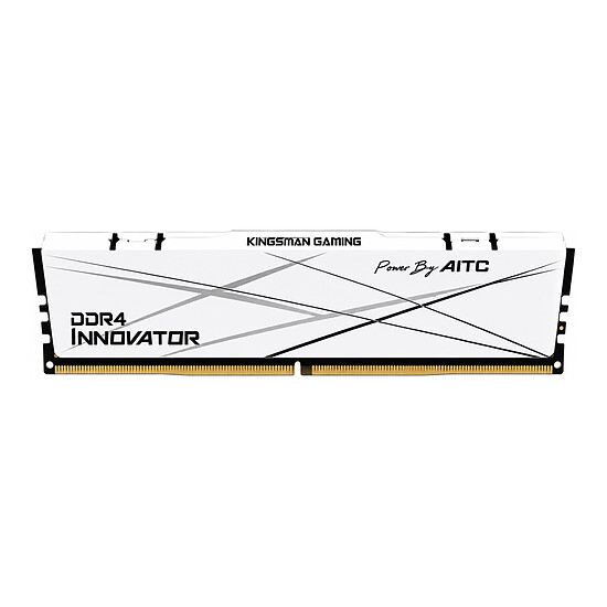 Mémoire RAM Kingsman Gaming DDR4 Innovator - 1 x 16 Go (16 Go) - DDR4 - 3200 MHz - CL2 Blanc  - Autre vue
