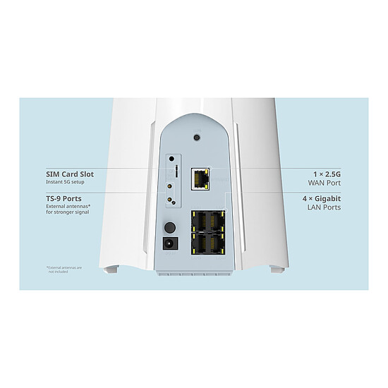 Routeur et modem D-Link G572 - Routeur 5G Wifi BE7200 - Autre vue