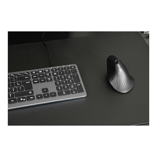 Clavier PC INOVU AW10G Gris/Noir  - Autre vue