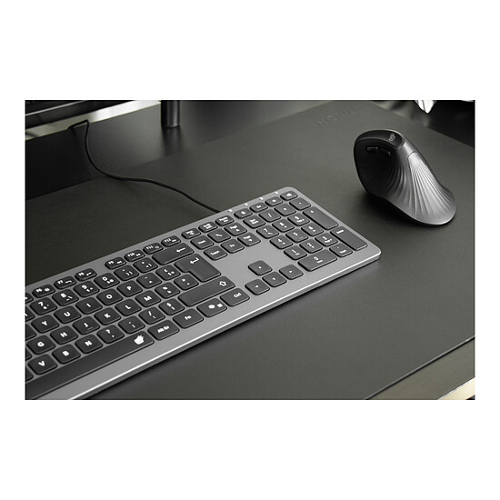 Clavier PC INOVU AW10G Gris/Noir  - Autre vue