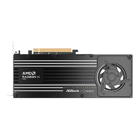 Carte graphique pro ASRock AMD Radeon AI PRO R9700 Creator 32Go - Autre vue