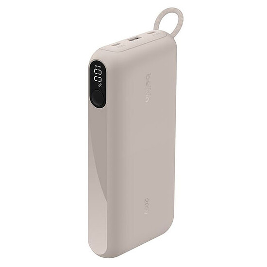 Batterie et powerbank Belkin BoostCharge Powerbank 20K avec Ecran - Sable - Autre vue