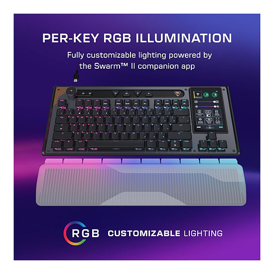 Clavier PC Turtle Beach Command KB7 Noir - Autre vue