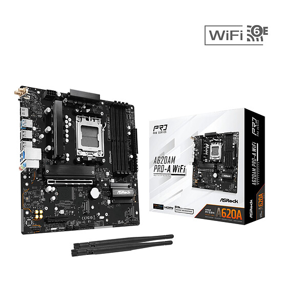 Carte mère ASRock A620AM Pro-A WiFi - Autre vue